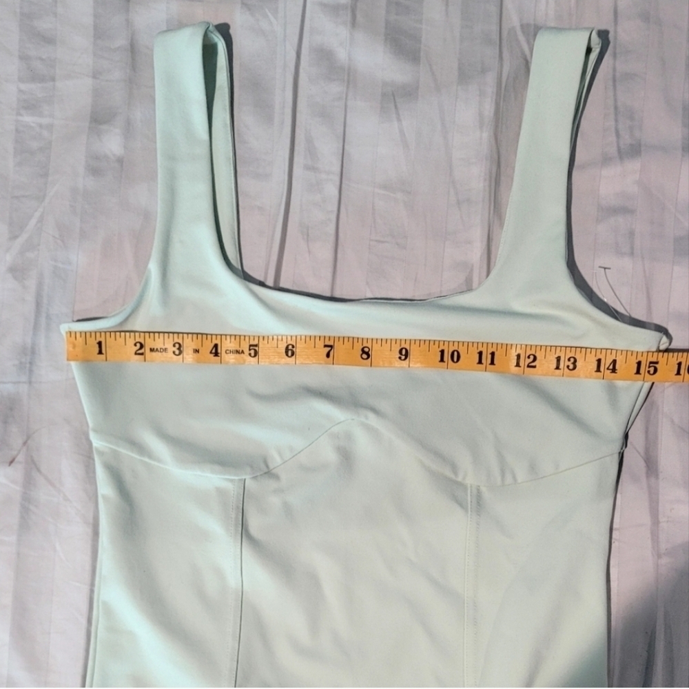 Abercrombie & Fitch Soft A&F Collection Light Green Bodysuit Size Medium - Picture 3 of 6